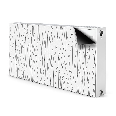 Decoratieve radiatormat Chaotische lijnen