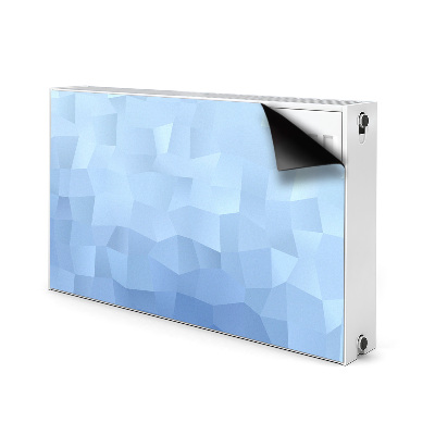 Decoratieve radiatormat Blauwe abstractie