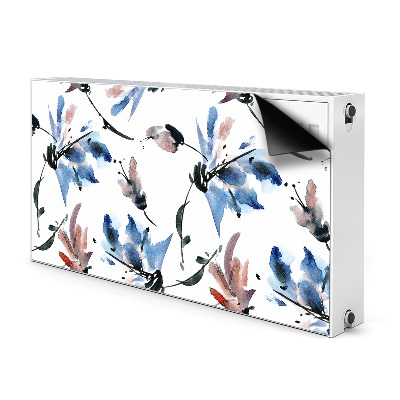 Decoratieve radiatormat Waterverfbloemen