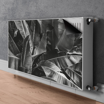 Decoratieve radiatormat Grote bladeren