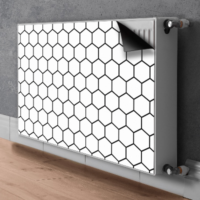 Decoratieve radiatormagneet Honingplaatpatroon