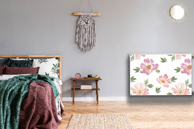 Decoratieve radiatormat Waterverfbloemen