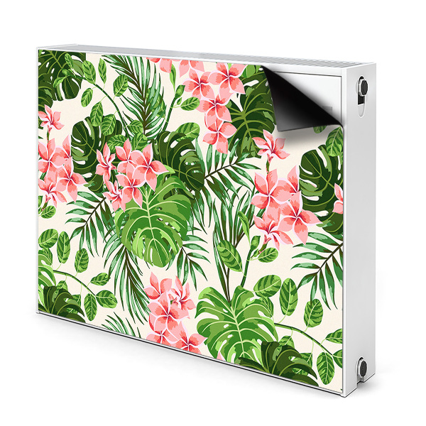 Magnetische bedrukte mat Hawaii bloemen