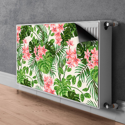 Magnetische bedrukte mat Hawaii bloemen