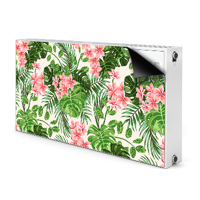 Magnetische bedrukte mat Hawaii bloemen