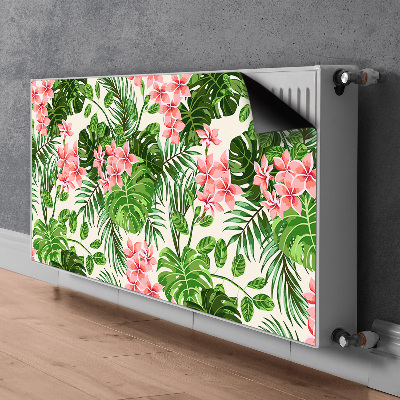 Magnetische bedrukte mat Hawaii bloemen