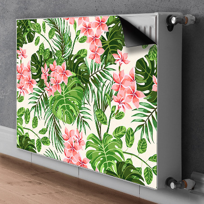 Magnetische bedrukte mat Hawaii bloemen