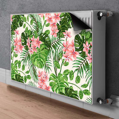 Magnetische bedrukte mat Hawaii bloemen