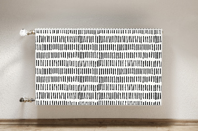 Decoratieve radiatormat Abstracte lijnen