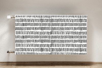 Decoratieve radiatormat Abstracte lijnen