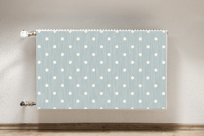 Decoratieve radiatormat Witte stippen