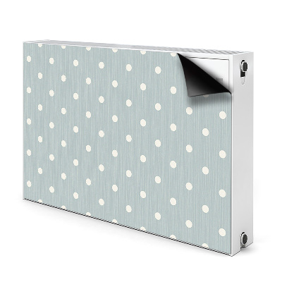 Decoratieve radiatormat Witte stippen