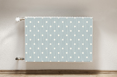 Decoratieve radiatormat Witte stippen