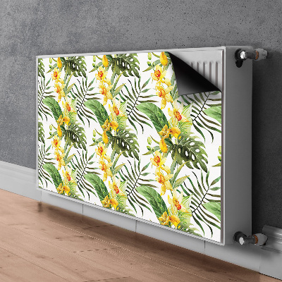 Decoratieve radiatormat Exotisch blad