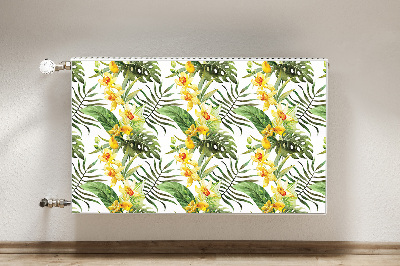 Decoratieve radiatormat Exotisch blad