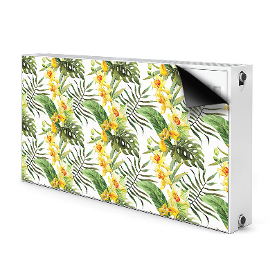 Decoratieve radiatormat Exotisch blad