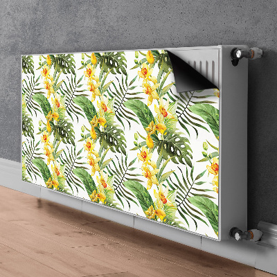 Decoratieve radiatormat Exotisch blad