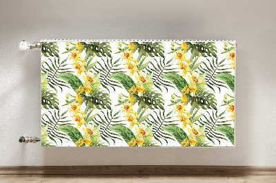 Decoratieve radiatormat Exotisch blad