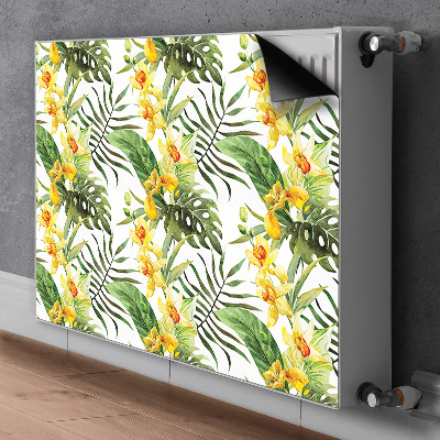 Decoratieve radiatormat Exotisch blad