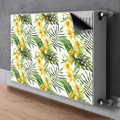 Decoratieve radiatormat Exotisch blad