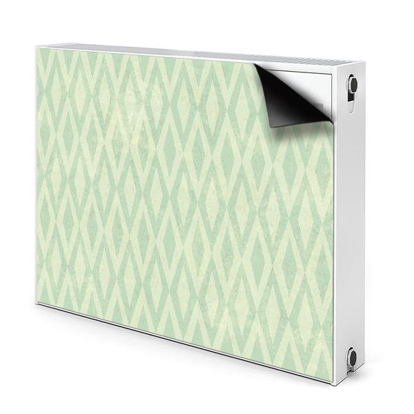 Decoratieve radiatormagneet Groene rombs