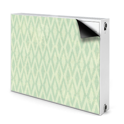 Decoratieve radiatormagneet Groene rombs