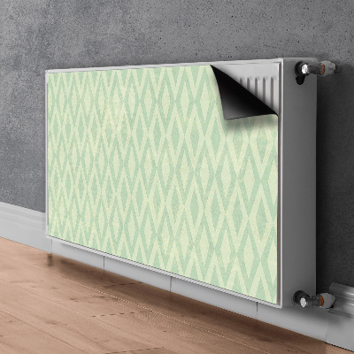 Decoratieve radiatormagneet Groene rombs