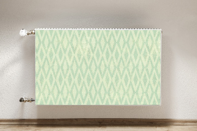 Decoratieve radiatormagneet Groene rombs