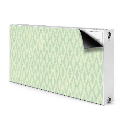 Decoratieve radiatormagneet Groene rombs