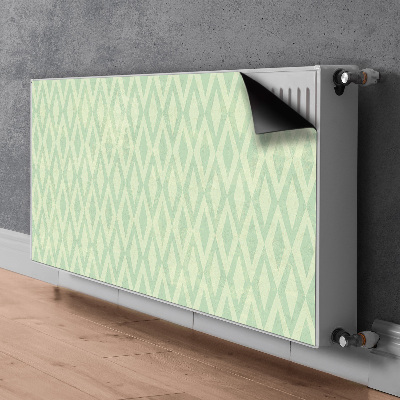 Decoratieve radiatormagneet Groene rombs