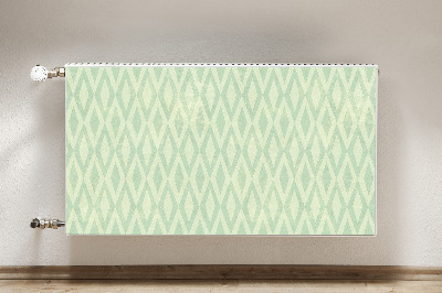 Decoratieve radiatormagneet Groene rombs