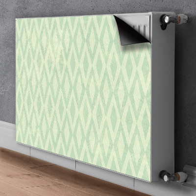 Decoratieve radiatormagneet Groene rombs