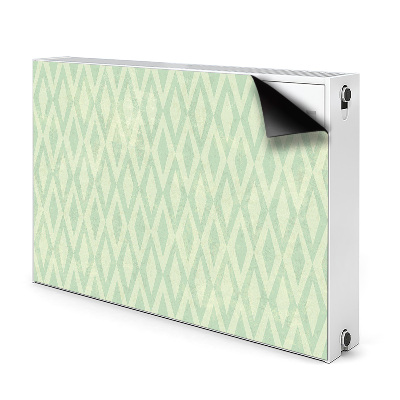 Decoratieve radiatormagneet Groene rombs