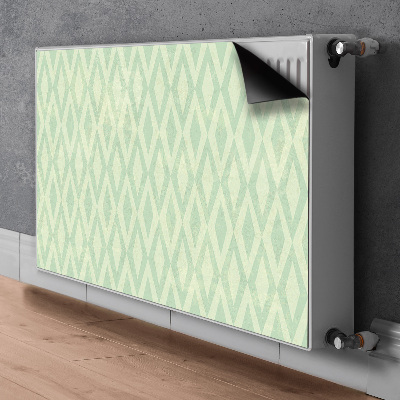 Decoratieve radiatormagneet Groene rombs