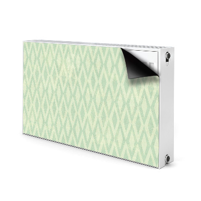 Decoratieve radiatormagneet Groene rombs