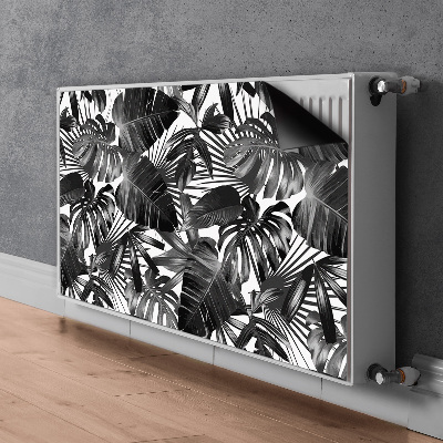 Decoratieve radiatormat Donkere bladeren