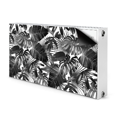 Decoratieve radiatormat Donkere bladeren