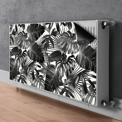 Decoratieve radiatormat Donkere bladeren