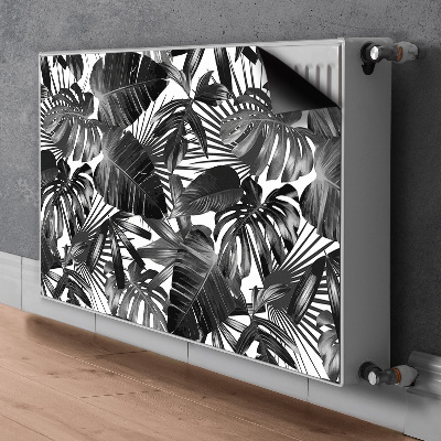 Decoratieve radiatormat Donkere bladeren