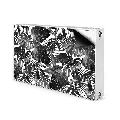 Decoratieve radiatormat Donkere bladeren