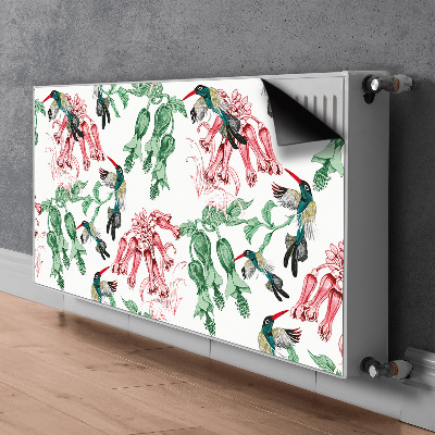 Decoratieve radiatormagneet Kruiden en vogels