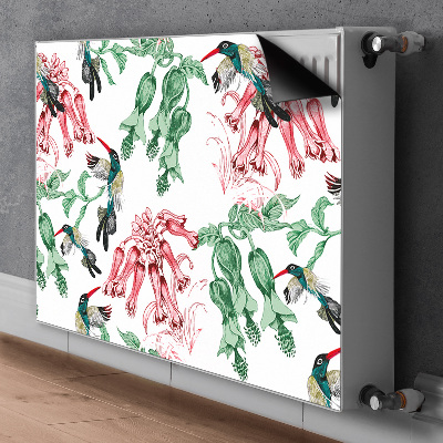 Decoratieve radiatormagneet Kruiden en vogels