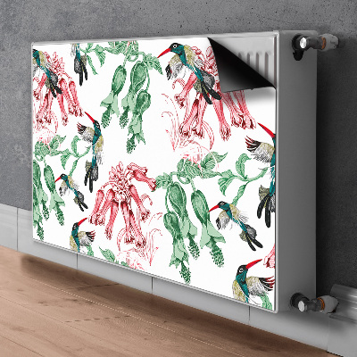 Decoratieve radiatormagneet Kruiden en vogels