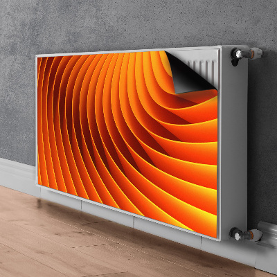 Magnetische mat voor de radiator Sinaasappelgolven