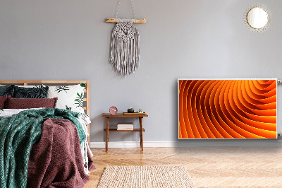 Magnetische mat voor de radiator Sinaasappelgolven