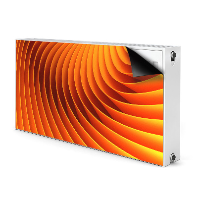 Magnetische mat voor de radiator Sinaasappelgolven