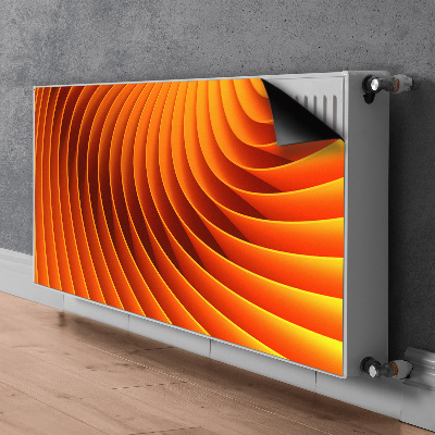 Magnetische mat voor de radiator Sinaasappelgolven