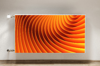 Magnetische mat voor de radiator Sinaasappelgolven