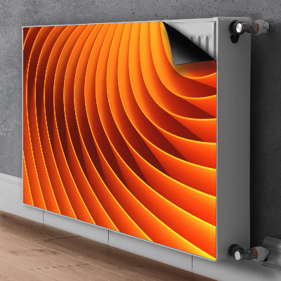 Magnetische mat voor de radiator Sinaasappelgolven