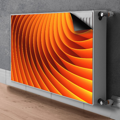 Magnetische mat voor de radiator Sinaasappelgolven